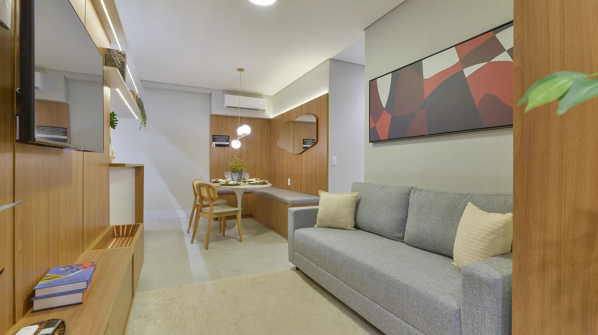 Apartamento impecável Persona todo mobiliado e climatizado com 3 quartos sendo 1 suíte — foto 1